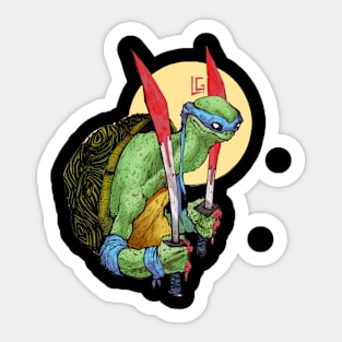 Turtle Leo Sticker